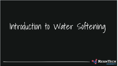 Introduction to Water Softening