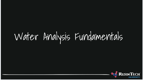 Water Analysis Fundamentals
