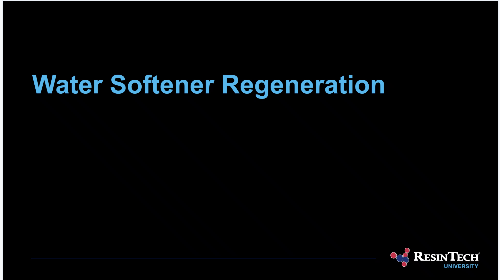 Water Softener Regeneration